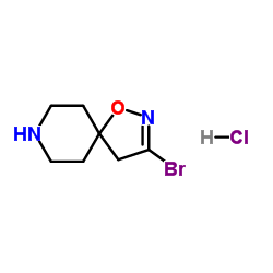 3-bromo-1-oxa-2,8-diazaspiro[4.5]dec-2-ene,hydrochloride Structure