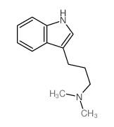 1H-Indole-3-propanamine,N,N-dimethyl-结构式