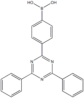 (4-(4,6-diphenyl-1,3,5-triazin-2-yl)phenyl)boronic acid Structure