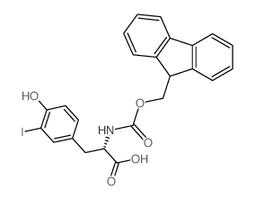 Fmoc-3-iodo-L-tyrosine结构式