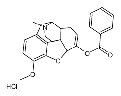 [(4R,4aR,7aR,12bS)-9-methoxy-3-methyl-2,4,4a,5,7a,13-hexahydro-1H-4,12-methanobenzofuro[3,2-e]isoquinoline-7-yl] benzoate,hydrochloride Structure
