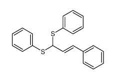 3,3-bis(phenylsulfanyl)prop-1-enylbenzene结构式