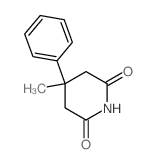 2,6-Piperidinedione,4-methyl-4-phenyl-结构式