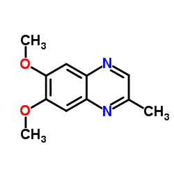6,7-二甲氧基-2-甲基喹噁啉结构式