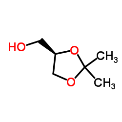 (R)-(-)-甘油醇缩丙酮结构式