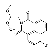 6-bromo-2-(2-hydroperoxy-2-methoxyethyl)benzo[de]isoquinoline-1,3-dione Structure