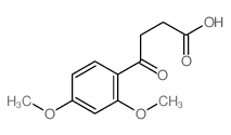 4-(2,4-二甲氧基-苯基)-4-氧代丁酸结构式
