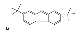 lithium,2,7-ditert-butyl-9H-fluoren-9-ide结构式