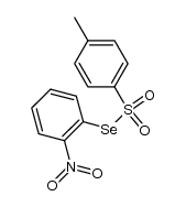 Se-(o-nitrophenyl) p-tolueneselenosulfonate Structure