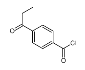Benzoyl chloride, 4-(1-oxopropyl)- (9CI)结构式