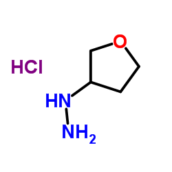 (四氢-3-呋喃基)肼盐酸盐结构式