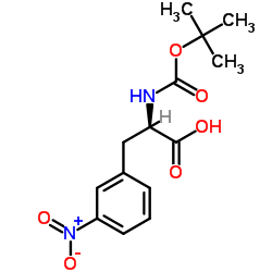 Boc-L-3-Nitrophenylalanine Structure
