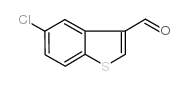 5-氯苯并[b]噻吩-3-甲醛结构式