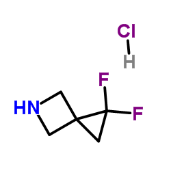 1,1-二氟-5-氮杂螺[2.3]己烷盐酸盐结构式