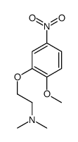 2-(2-methoxy-5-nitrophenoxy)-N,N-dimethylethanamine结构式