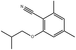 2-Isobutoxy-4,6-dimethyl-benzonitrile Structure