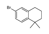 6-bromo-1,1-dimethyl-1,2,3,4-tetrahydronaphthalene结构式