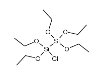 pentaethoxy-chloro-disilane Structure