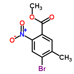 Methyl 4-bromo-5-methyl-2-nitrobenzoate Structure