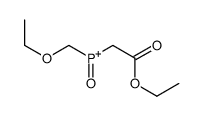 ethoxymethyl-(2-ethoxy-2-oxoethyl)-oxophosphanium结构式