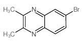 2,3-二甲基-6-溴喹噁啉结构式