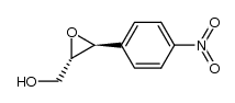 (2RS,3RS)-2,3-epoxy-3-(4-nitro-phenyl)-propan-1-ol结构式