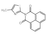 2-(4-Methyl-1,3-thiazol-2-yl)-1H-benzo[de]isoquinoline-1,3(2H)-dione Structure