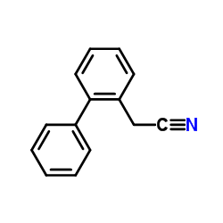 2-([1,1'-联苯]-2-基)乙腈结构式