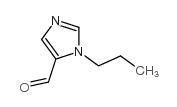 1-丙基-1H-咪唑-5-羧醛结构式
