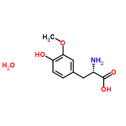 3-O-甲基-L-多巴一水合物结构式