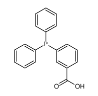 3-(二苯基膦基)苯甲酸结构式