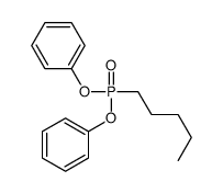 [pentyl(phenoxy)phosphoryl]oxybenzene结构式