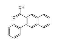 3-phenyl-2-naphthioc acid结构式