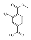 3-AMINO-4-(ETHOXYCARBONYL)BENZOIC ACID structure