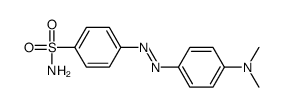 4-[[4-(Dimethylamino)phenyl]azo]benzenesulfonamide结构式