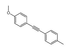 1-methoxy-4-[2-(4-methylphenyl)ethynyl]benzene结构式