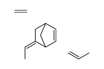 乙烯-丙烯-二烯三元共聚物结构式