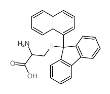 L-Cysteine,S-[9-(1-naphthalenyl)-9H-fluoren-9-yl]- structure