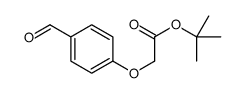 2-(4-甲酰基苯氧基)乙酸叔丁酯结构式