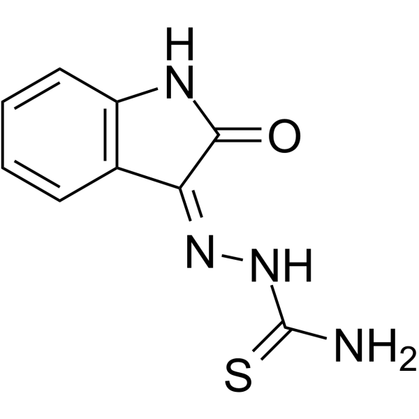 Isatin-β-thiosemicarbazone结构式