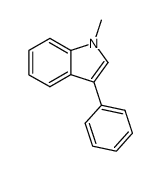 1-methyl-3-phenyl-1H-indole结构式