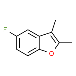 Benzofuran,5-fluoro-2,3-dimethyl-结构式
