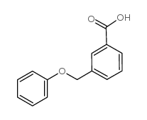 3-(苯氧基甲基)苯甲酸结构式