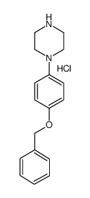 1-[4-(苄氧基)苯基]哌嗪盐酸盐结构式
