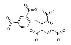 2,4-dinitrophenyl-2,4,6-trinitrophenylmethane Structure