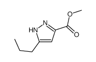 5-丙基-1H-吡唑-3-羧酸甲酯结构式