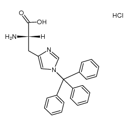 Nim-trityl-L-histidine hydrochloride Structure