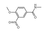 4-methoxy-3-nitro-benzoic acid methylamide Structure