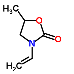 5-Methyl-3-vinyl-2-oxazolidinone结构式