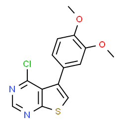 4-CHLORO-5-(3,4-DIMETHOXYPHENYL)THIENO[2,3-D]PYRIMIDINE picture